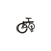 vouwen fiets grafisch vector illustratie logo ontwerp inspiratie