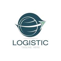 logistiek logo icoon illustratie vector ontwerp distributie symbool levering van goederen economie financiën