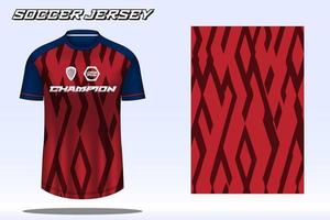 voetbal Jersey sport t-shirt ontwerp mockup voor Amerikaans voetbal club vector