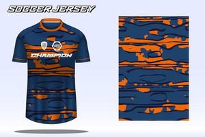 voetbal Jersey sport t-shirt ontwerp mockup voor Amerikaans voetbal club vector