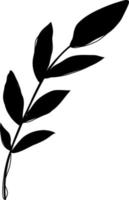 groen citroen bladeren. blad, knipsel pad, geïsoleerd Aan wit achtergrond. geel. citrus. minimalistische tekening stijl. zwart lijn. vector illustratie.