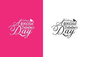 gelukkig Valentijnsdag dag t-shirt brief typografie ontwerp pro vector