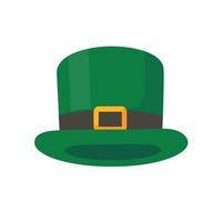 elf van Ierse folklore groen top hoed st. Patrick dag viering decoraties. vector