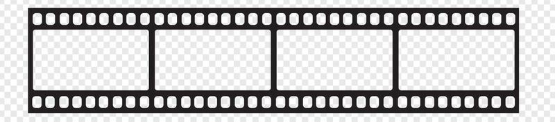 film strip geïsoleerd vector icoon. retro afbeelding met film strip icoon. film strip rollen.