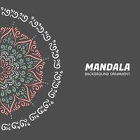 mandala ornament achtergrond ontwerp vector