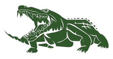 krokodil ontwerp illustratie vector