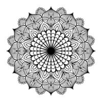 mandala bloemen lijn kunst geschetst tekening voor kleur Pagina's interieur, mandala bloemen kleur bladzijde vector