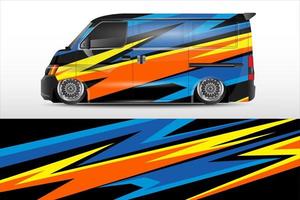 racing motief racing auto ontwerp voor voertuig vinyl stickers en automotive bedrijf kleurstelling stickers vector
