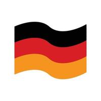 Duitse vlag logo illustratie ontwerp vector