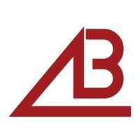 alfabet brieven icoon logo ab vector