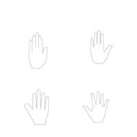 gemakkelijk hand- logo vector sjabloon