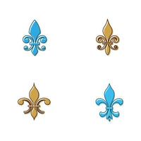 fleur de lis vector pictogram ontwerp