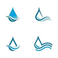 waterdruppel logo sjabloon vector