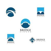 brug logo sjabloon vector pictogram