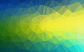 donkerblauwe, gele vector abstracte mozaïekachtergrond.