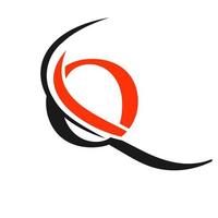 modern brief q logo sjabloon vector