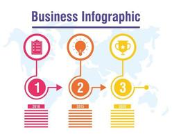 zakelijke en zakelijke infographic of presentatiebanner vector