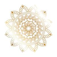 mandala gouden bloemvormig ontwerp vector