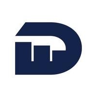 brief d logo ontwerp voor bedrijf en bedrijf identiteit. creatief d brief met luxe concept vector