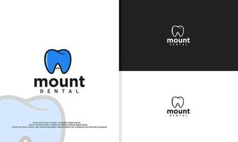 tandarts in de hooglanden logo, vetor illustratie tandheelkundig logo vector
