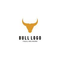 hoofd buffel stier elegante logo symbool ontwerp illustratie vector voor bedrijf