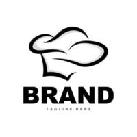 chef hoed logo, Koken vector hand- gemaakt chef hoed verzameling, Product branding ontwerp