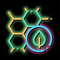 kunstmatig ingrediënt honing neon gloed icoon illustratie vector