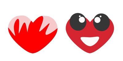 liefde hart icoon vector. creatief illustratie romantisch liefde symbolen verzameling. liefde concept. ontwerp element voor Valentijnsdag dag. vector