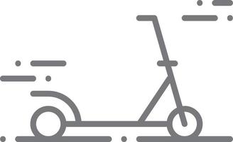scooter vervoer icoon mensen pictogrammen met zwart schets stijl. voertuig, symbool, vervoer, lijn, schets, reis, auto, bewerkbaar, pictogram, geïsoleerd, vlak. vector illustratie