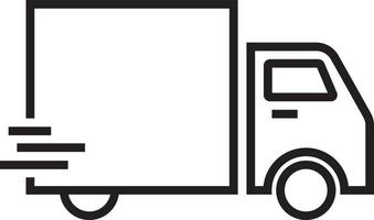 Aan levering onderhoud icoon met zwart schets stijl. verwant naar bestellen volgen, levering huis, magazijn, vrachtwagen, scooter, koerier en lading pictogrammen. Verzending symbool. vector illustratie