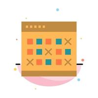kalender datum evenement evenementen maand schema rooster abstract vlak kleur icoon sjabloon vector
