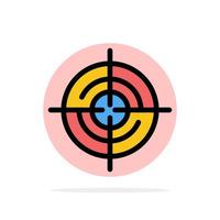 bepalen GPS plaats navigatie abstract cirkel achtergrond vlak kleur icoon vector