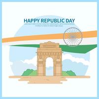 India Republiek dag illustratie vector