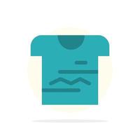 overhemd t-shirt kleding uniform abstract cirkel achtergrond vlak kleur icoon vector