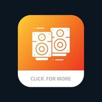 liefde bruiloft liefde lied bruiloft gespikkeld mobiel app knop android en iOS glyph versie vector