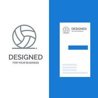 Amerikaans voetbal Ierland spel sport grijs logo ontwerp en bedrijf kaart sjabloon vector