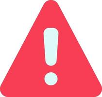 alarm Gevaar waarschuwing teken vlak kleur icoon vector icoon banier sjabloon