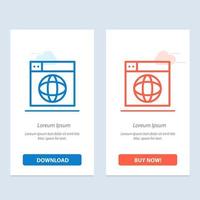 web ontwerp internet wereldbol wereld blauw en rood downloaden en kopen nu web widget kaart sjabloon vector