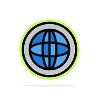 centrum communicatie globaal helpen ondersteuning abstract cirkel achtergrond vlak kleur icoon vector