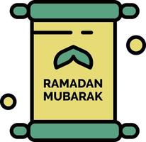 Ramadan pictogrammen moslim Islam gebed en Ramadan kareem dun lijn pictogrammen reeks modern vlak stijl symbolen geïsoleerd Aan wit voor infographics of web gebruik vector