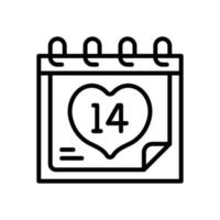 valentijnsdag dag icoon voor uw website, mobiel, presentatie, en logo ontwerp. vector