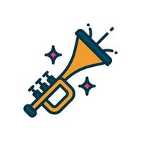 trompet icoon voor uw website, mobiel, presentatie, en logo ontwerp. vector