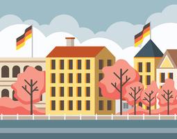 Lente Bonn Duitsland Illustratie vector