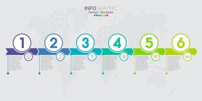 infographic elementen voor inhoud, diagram, stroomdiagram, stappen, onderdelen, tijdlijn, workflow, grafiek. vector