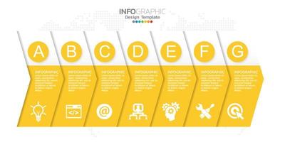 infographic elementen voor inhoud, diagram, stroomdiagram, stappen, onderdelen, tijdlijn, workflow, grafiek. vector