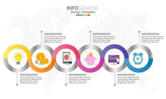 infographic elementen voor inhoud, diagram, stroomdiagram, stappen, onderdelen, tijdlijn, workflow, grafiek. vector