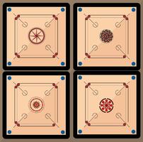 carrom bord vector pack