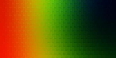 licht veelkleurig vectorpatroon in vierkante stijl. vector