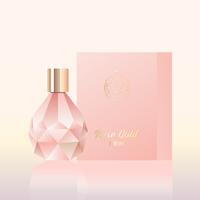 Rosegold Diamond Parfum Vector