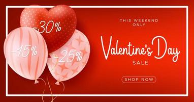 gelukkige en veilige Valentijnsdag verkoop achtergrond vector